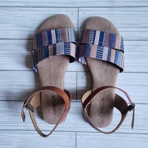 Caricia Azteca Ankle Strap Sandals